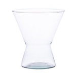 Glass vase W-353 H:16cm D:15cm