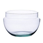 Glass bowl W-542 H:9,5cm D:12,8cm