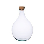 Glass terrarium +cork W-563 H:36cm D:25cm