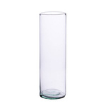 Glass cylinder vase H:48cm D:12cm