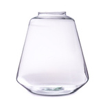 Glass vase W-735A H:34cm D:21cm