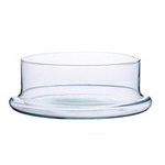 Glass bowl W-308F H:8cm D:23cm