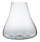 Hand Blown Molten Glass Terrarium D:21-26cm