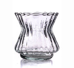 Glass vase W-406 H:10cm D:9,5cm