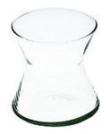 Glass vase W-195 H:12cm D:12cm