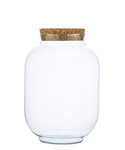 Glass jar vase W-261 H:34cm D:24cm