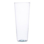 Glass vase W-96B H:35cm D:15cm
