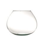 Glass ball vase W-688A H:20,5 cm D:26 cm