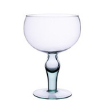 Stemmed glass vase W-551 H:27cm D:19cm