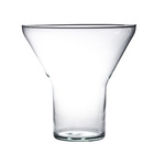 Glass vase W-233 H:17cm D:18,5cm